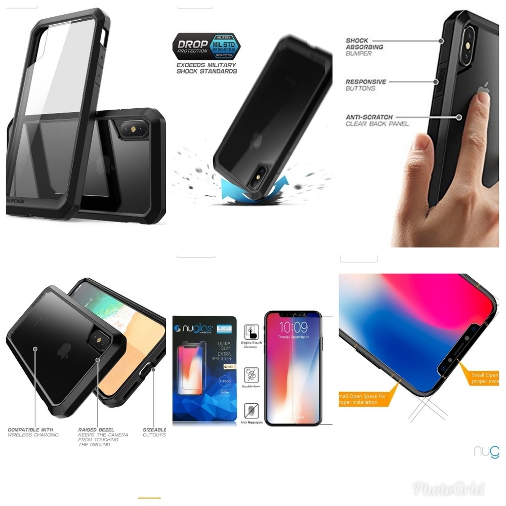 Iphone X Case & Tempered Screen Protector - image 3